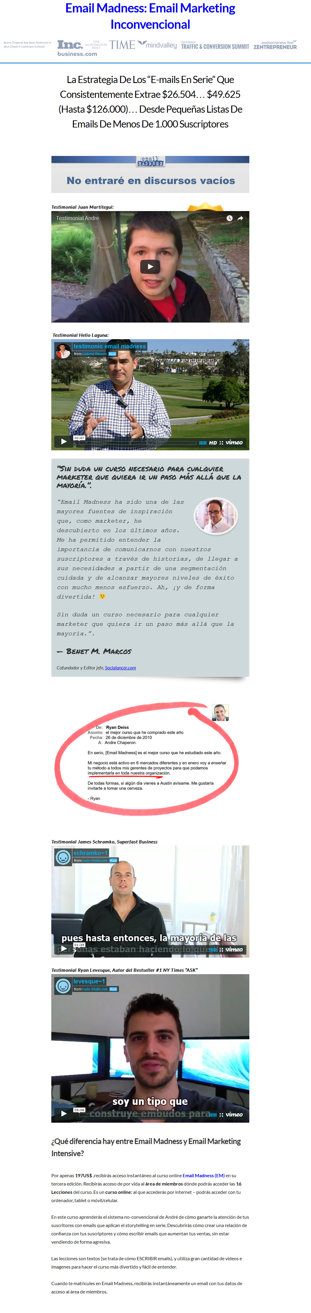 Email Madness 2 Email Madness André Chaperon Pallaz