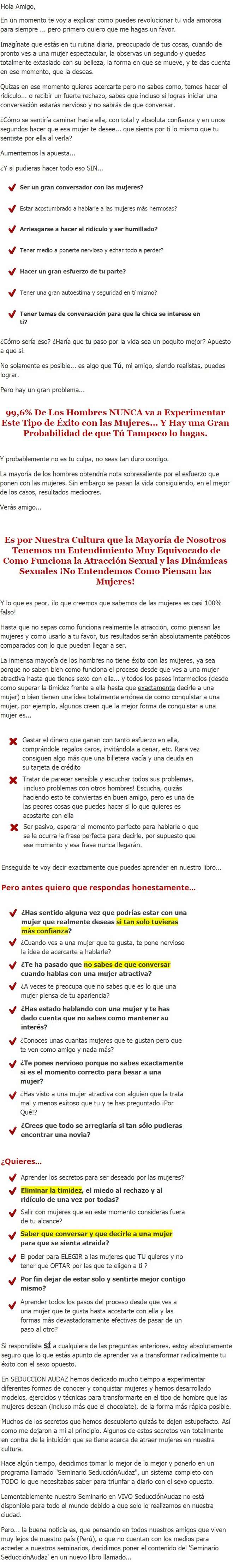 Sistema de Seducción Audaz Pallaz 03