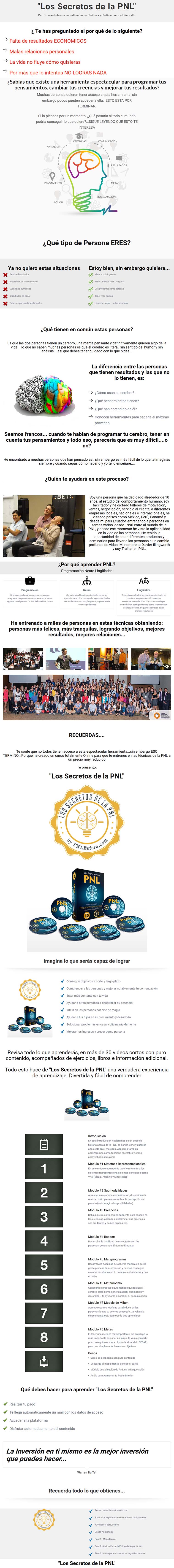 Los Secretos de la PNL 2 Xavier Illingworth LOS SECRETOS DE LA PNL lomo