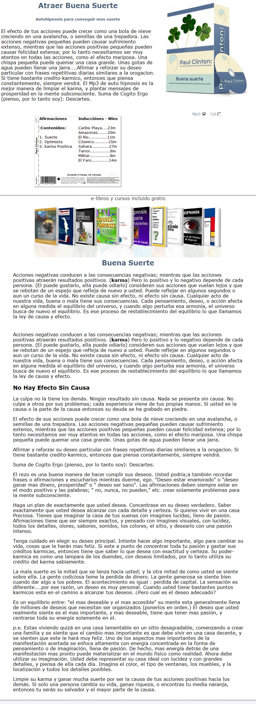 Terapia de Hipnosis: Atraer Buena Suerte 2 Terapia Hipnosis. Atraer Buena Suerte Pallaz