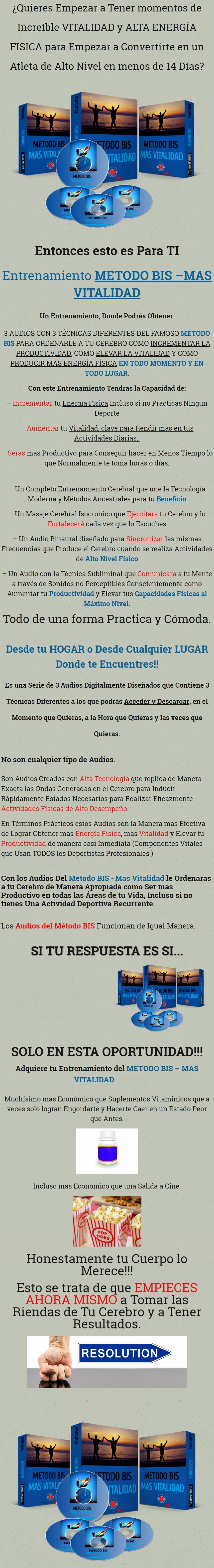 Método BIS Mas Vitalidad Pallaz