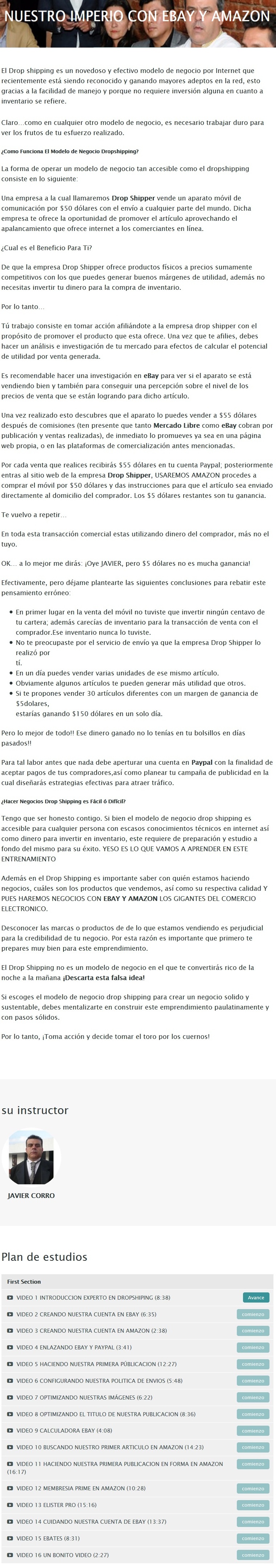 nuestro imperio con ebay y amazon pallaz