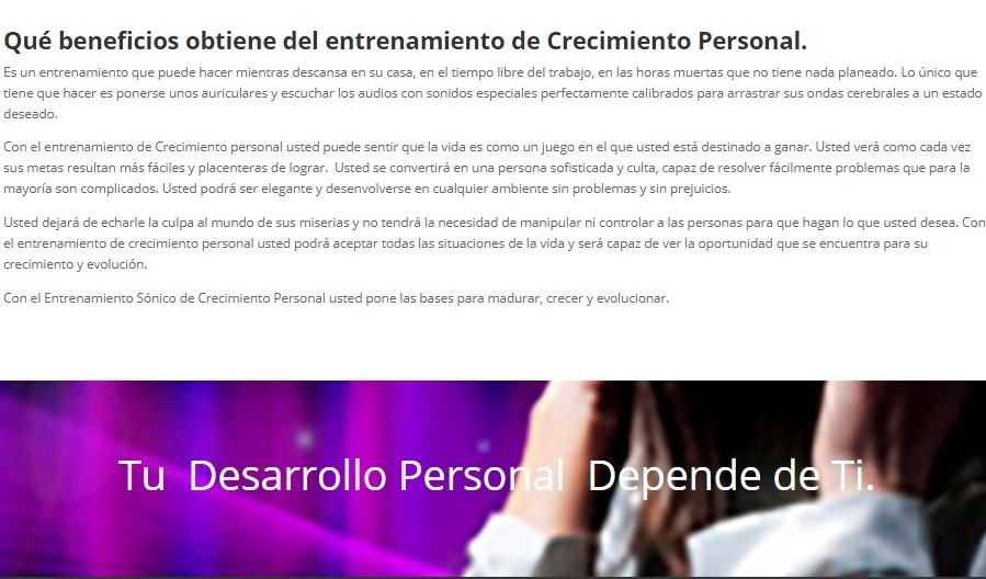Crecimiento Personal Entrenamiento Sónico pallaz 02