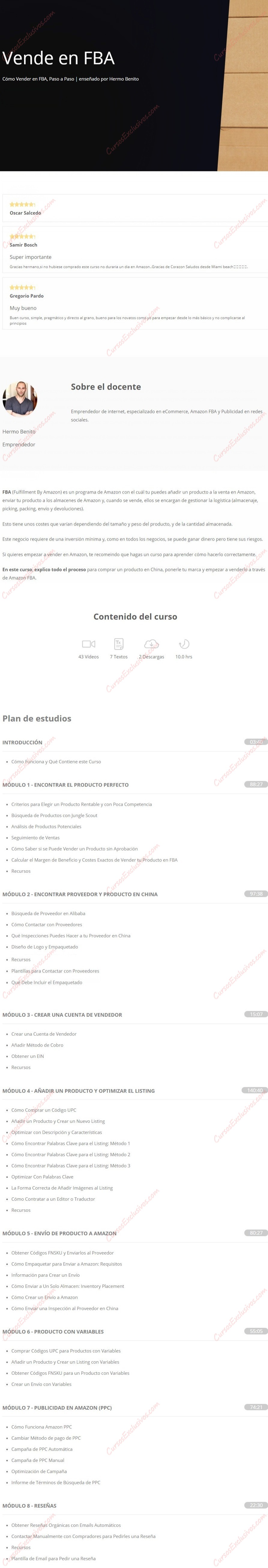 Vende en FBA Pallaz CE