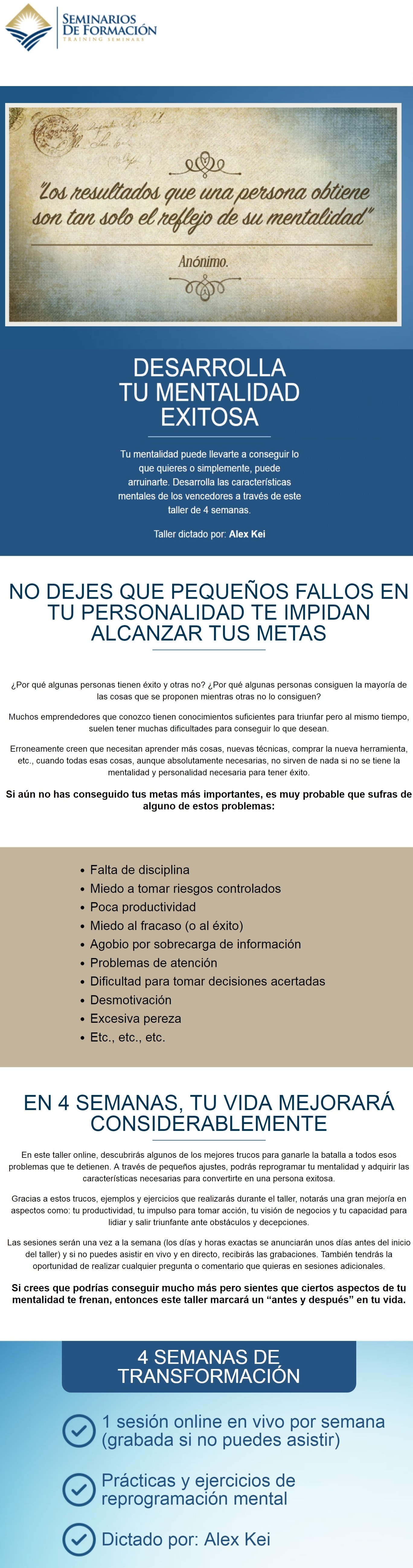 Desarrolla tu Mentalidad Exitosa pallaz