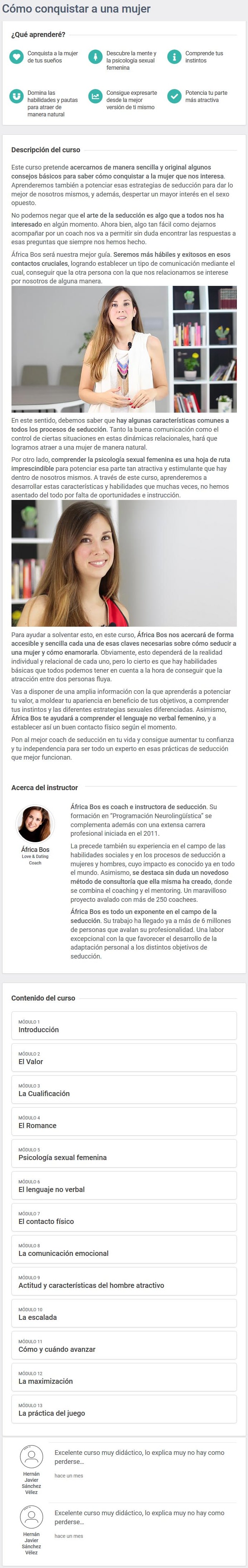 como conquistar a una mujer
