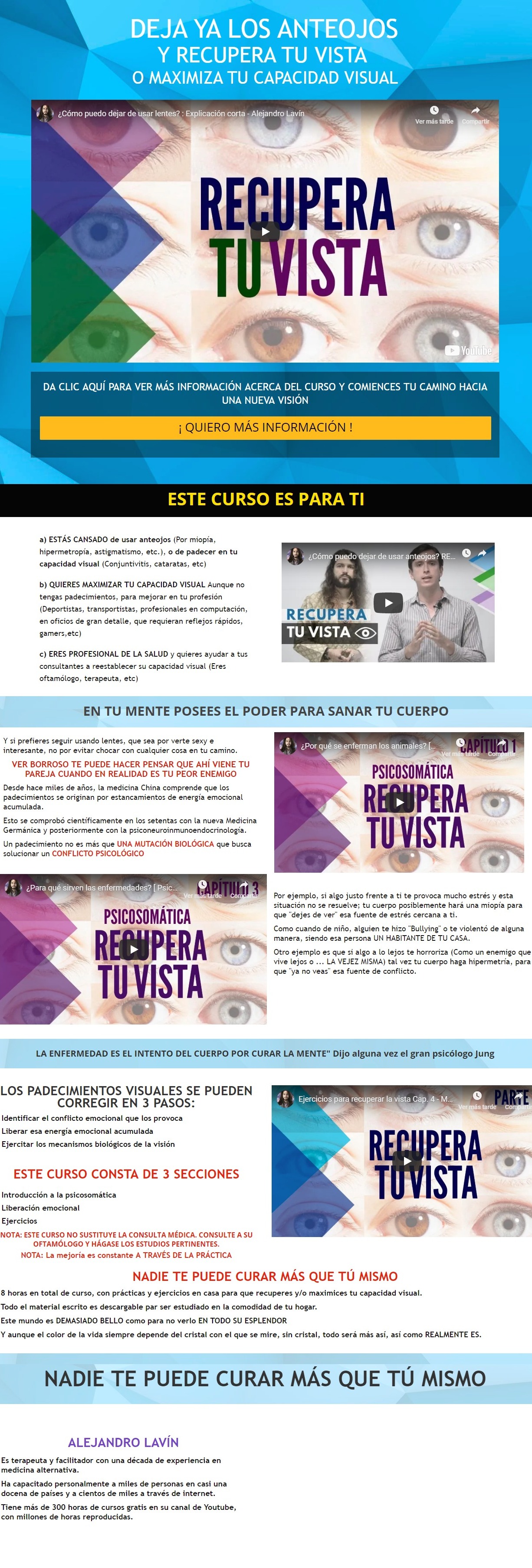 Recupera tu Vista