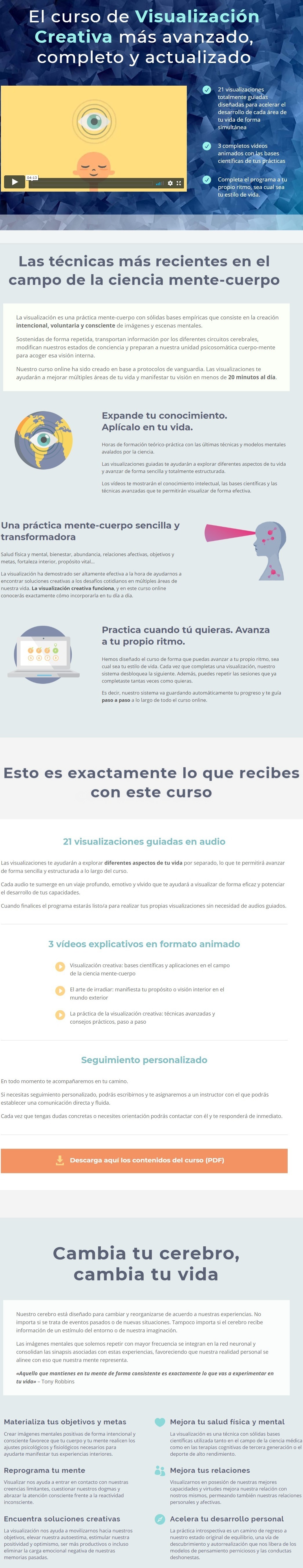 Curso Online de Visualización Creativa