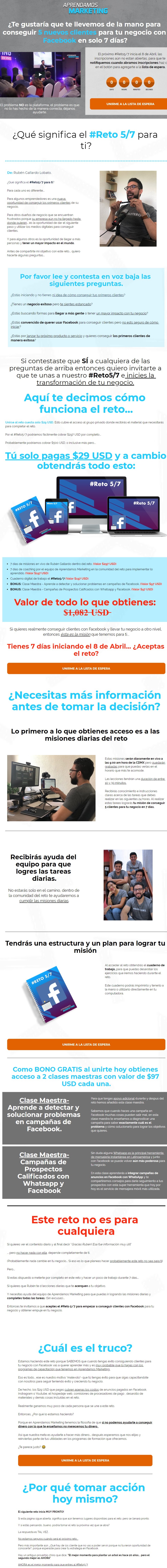 Reto57 Consigue Clientes para tu Negocio con Facebook