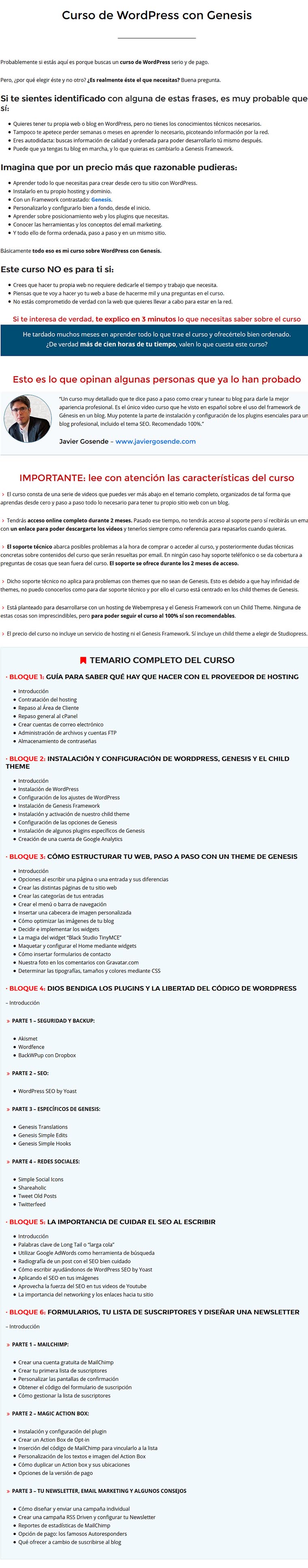 cursowordpresscongenesis