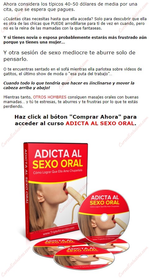 Adicta al Sexo Oral pallaz 18 CE