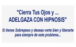 Cierra tus ojos y adelgaza con hipnosis