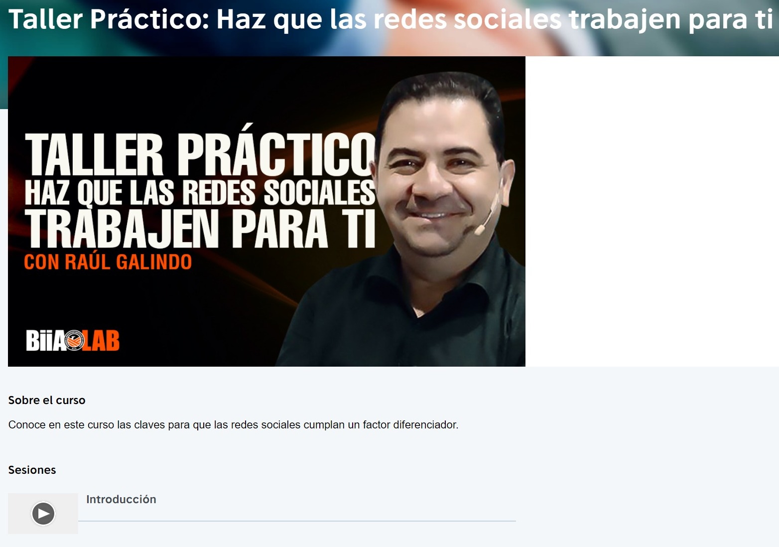 Taller Práctico Haz que las redes sociales trabajen para ti
