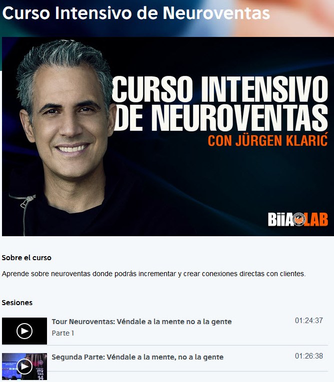 curso intensivo de neuroventas