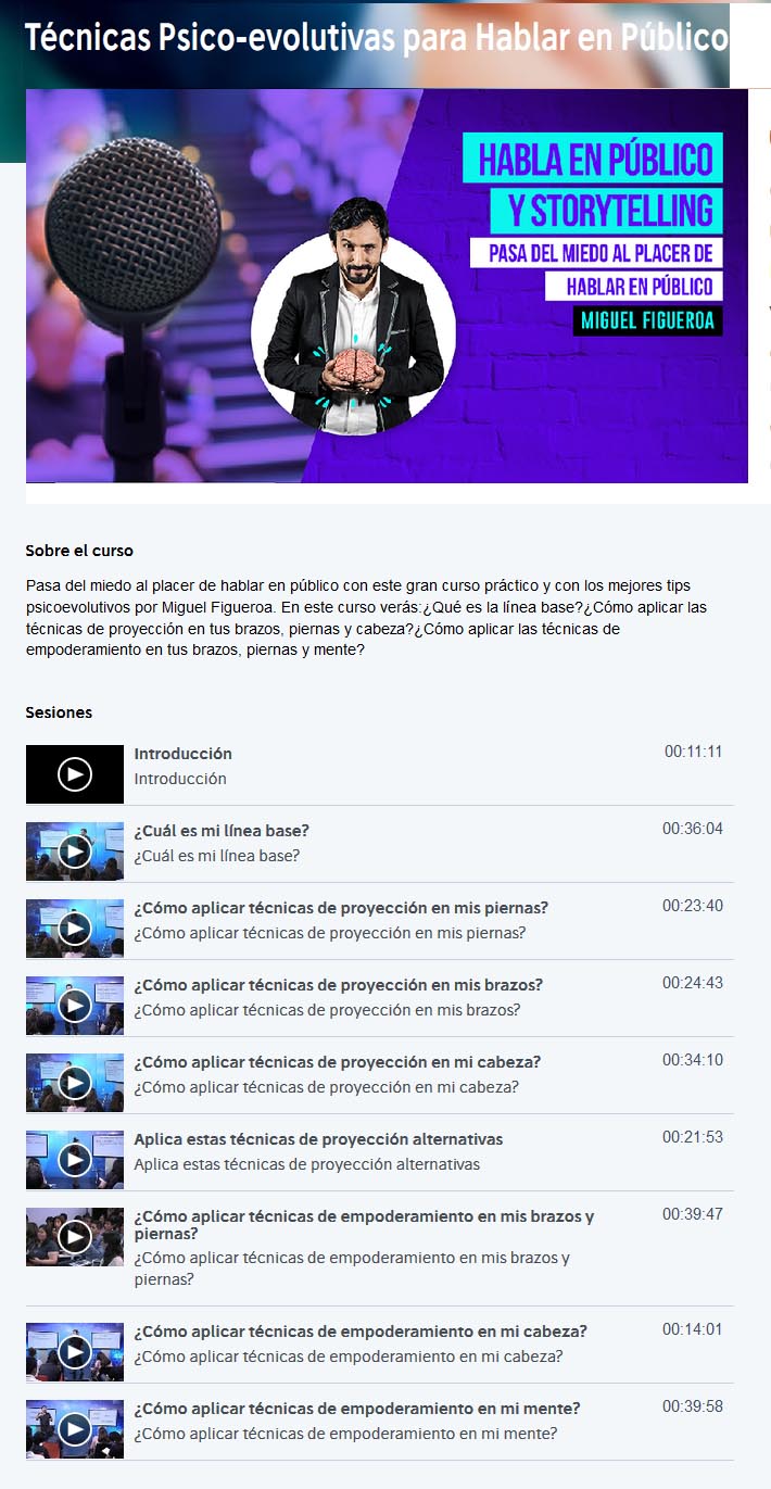 tecnicas psico evolutivas para hablar en publico