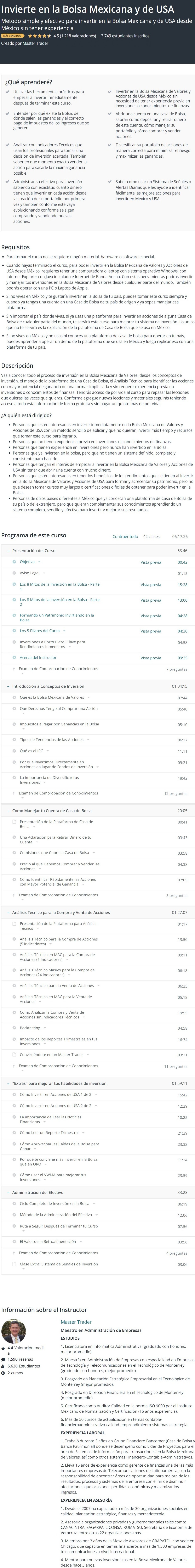 Invierte en la Bolsa Mexicana y de USA