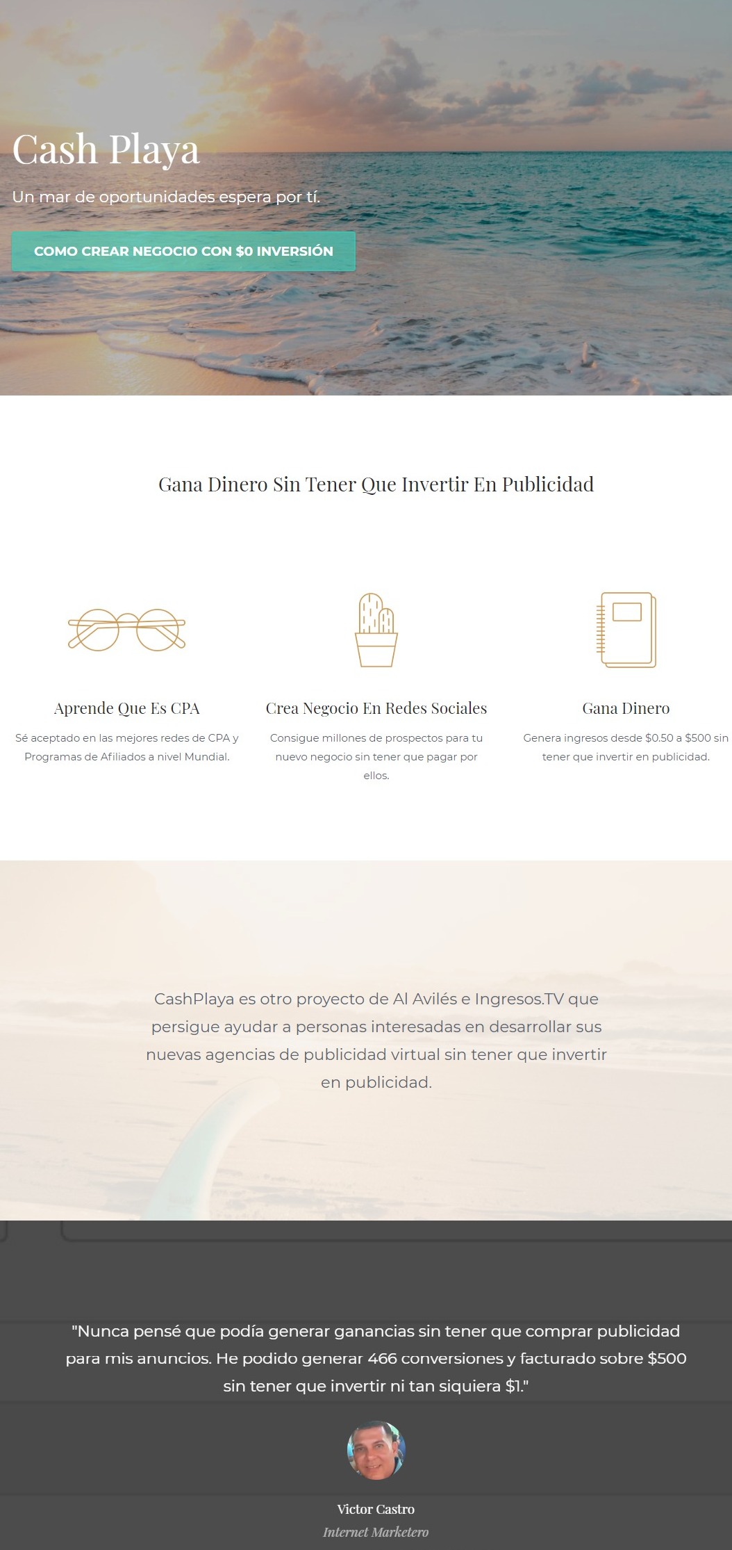 Cash Playa 3.0 Ál Avilés