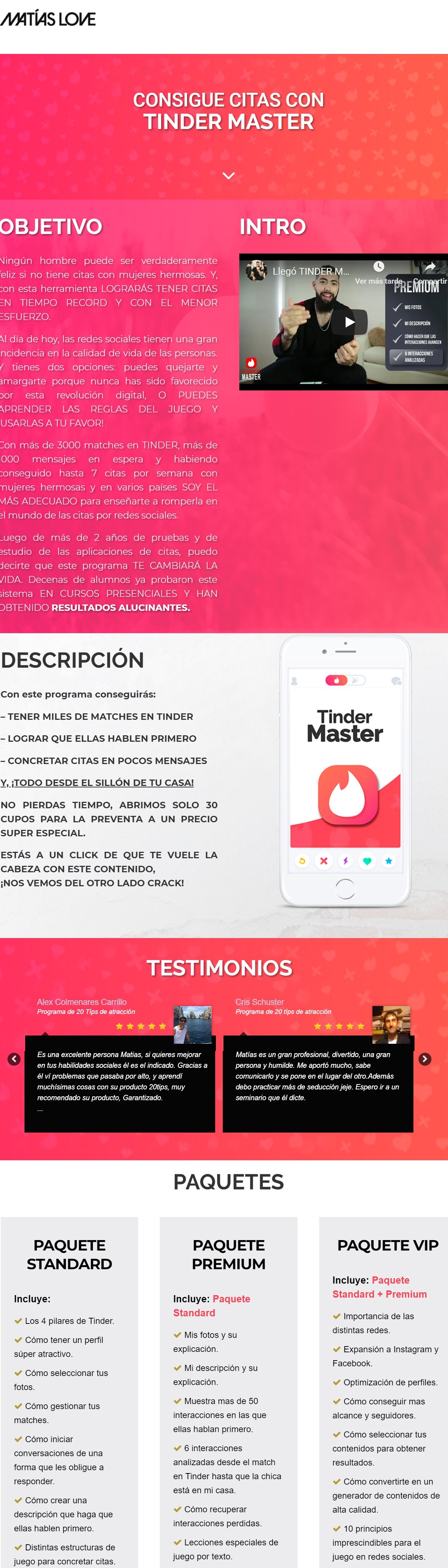 Tinder Master VIP