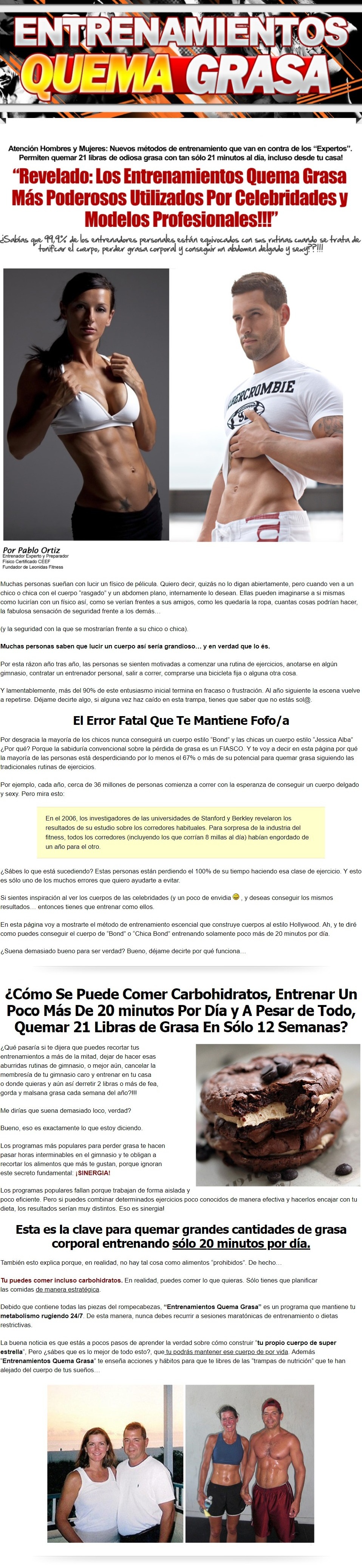 Entrenamientos Quema Grasa 01
