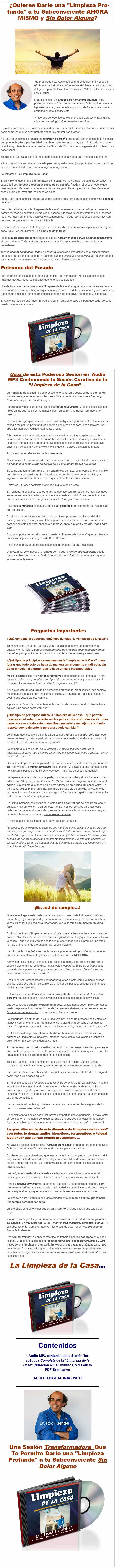 la limpieza de la casa