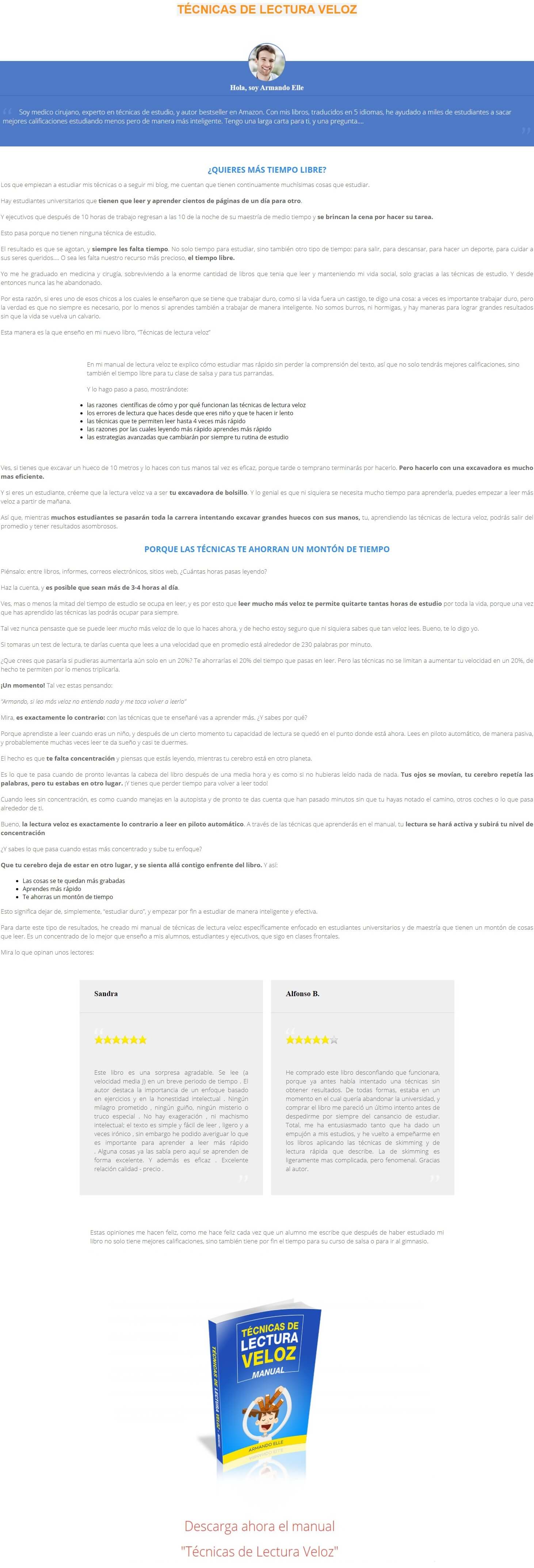 Técnicas de Lectura Veloz 2 Técnicas de Lectura Veloz