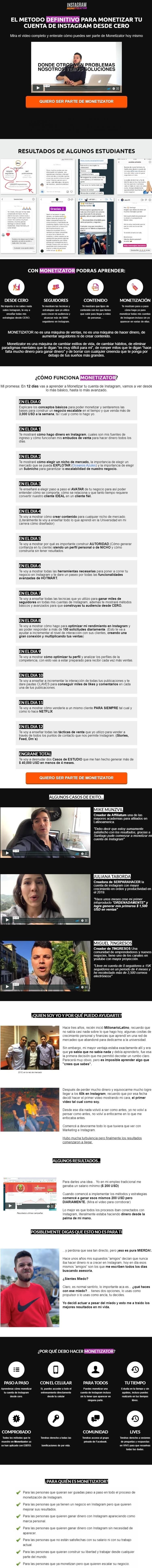 Monetizator Instagram SIN