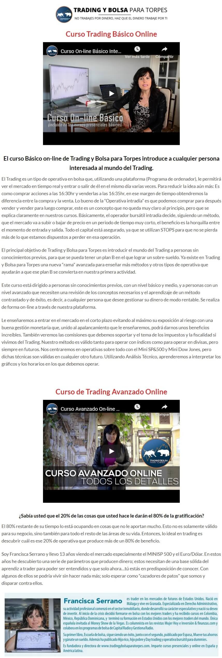 Curso Trading Básico y Avanzado