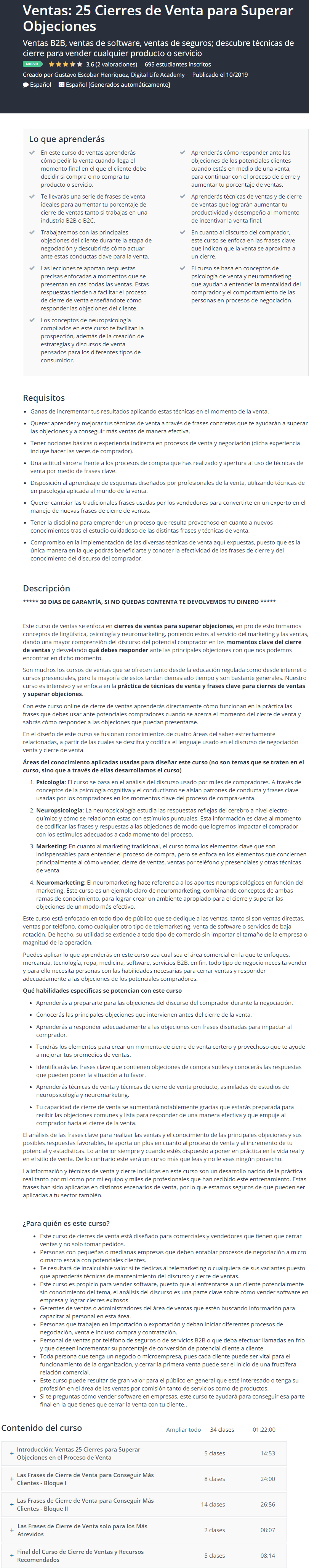 25 Cierres de Venta para Superar Objeciones