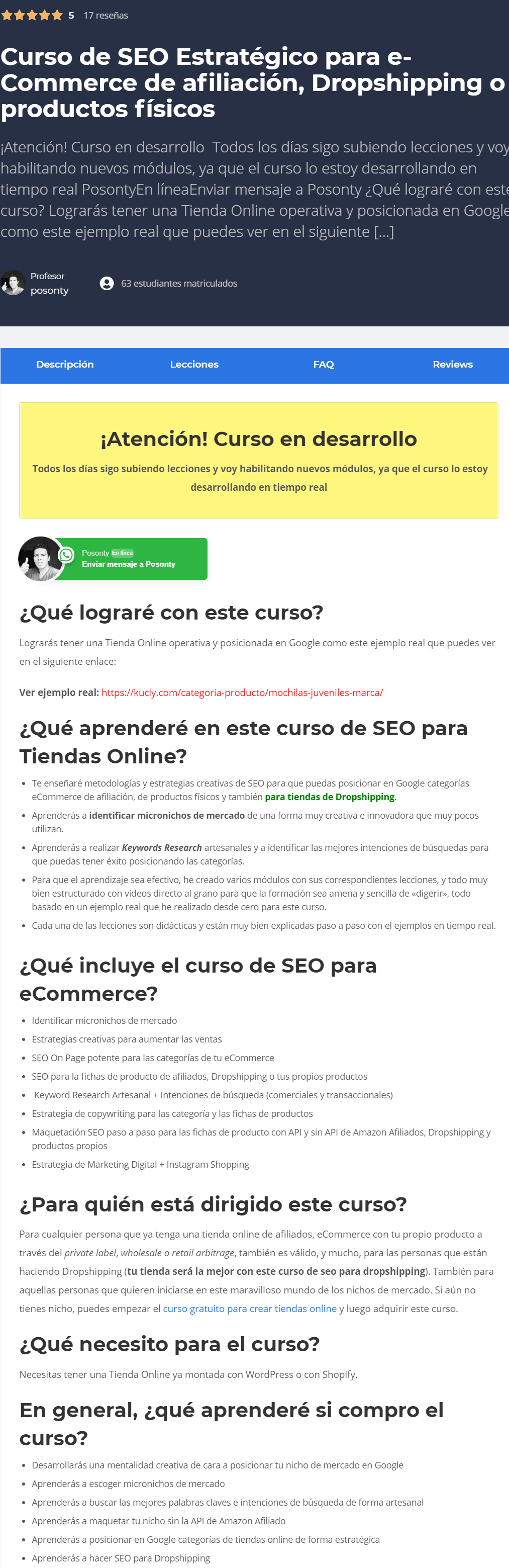 Curso SEO Para Ecommerce 2