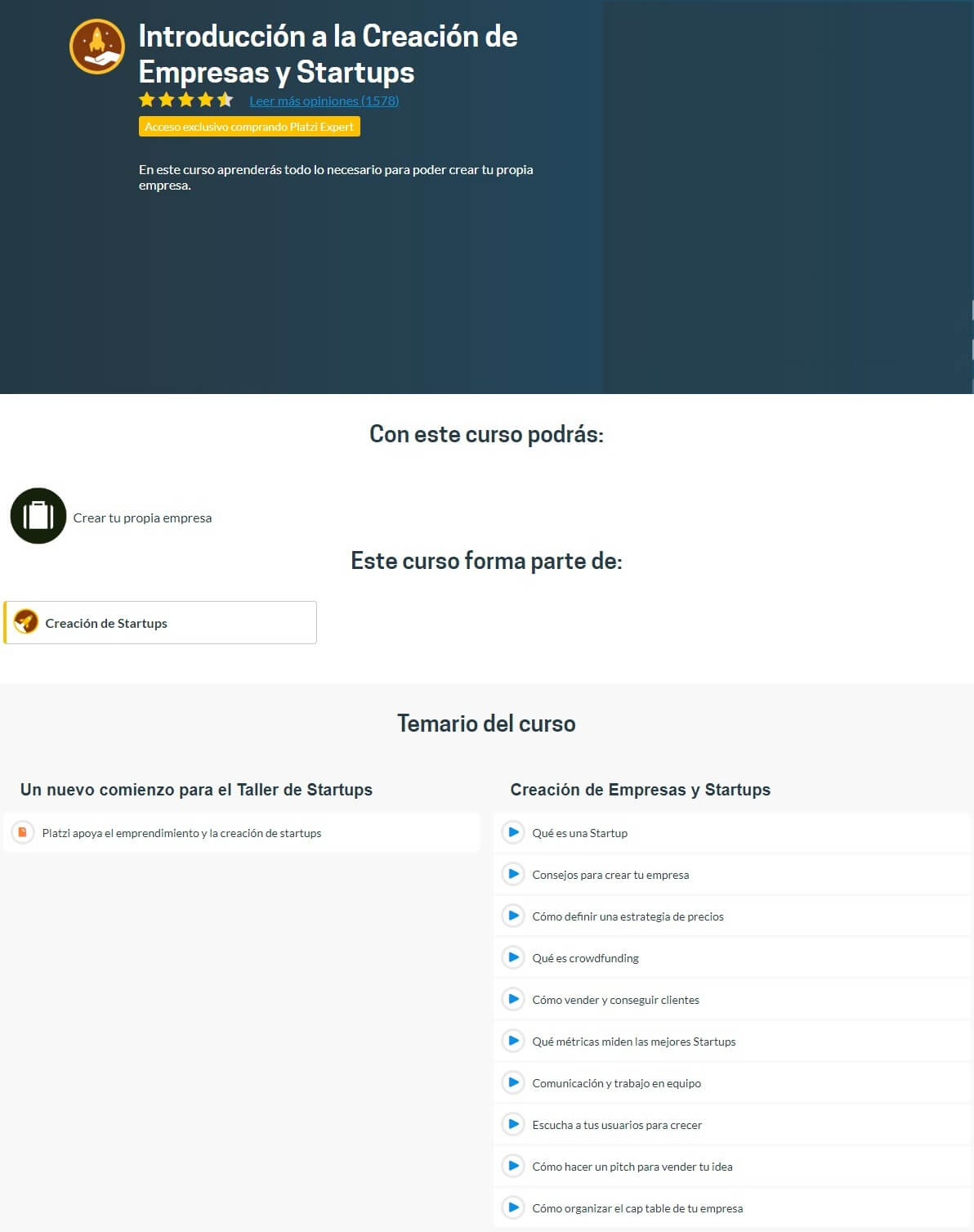 Introducción a la Creación de Empresas y Startup 2 Introducción a la Creación de Empresas y Startup