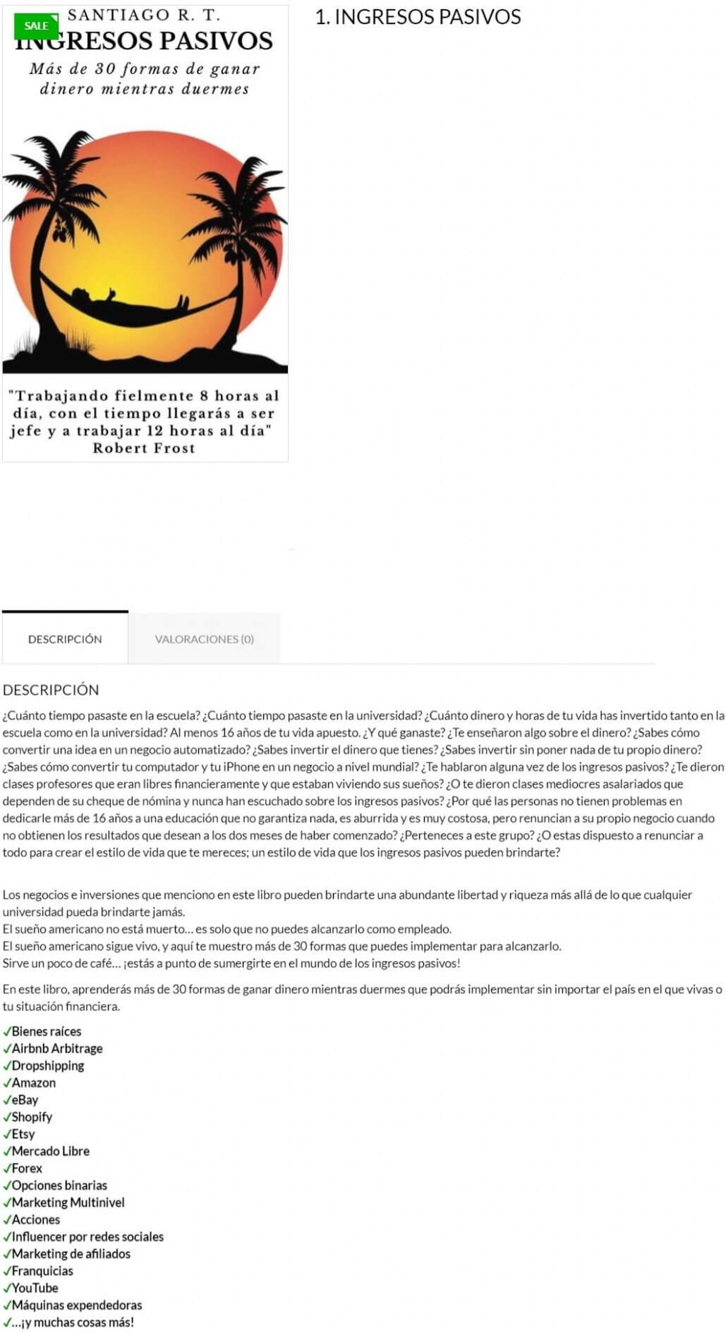 ingresos pasivos