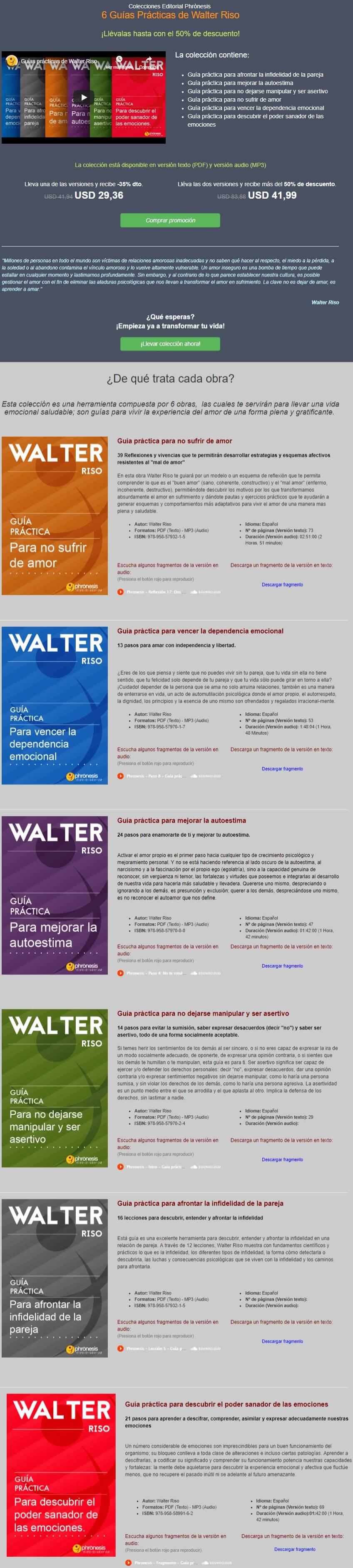 6 Guias Practicas de Walter Riso pallaz