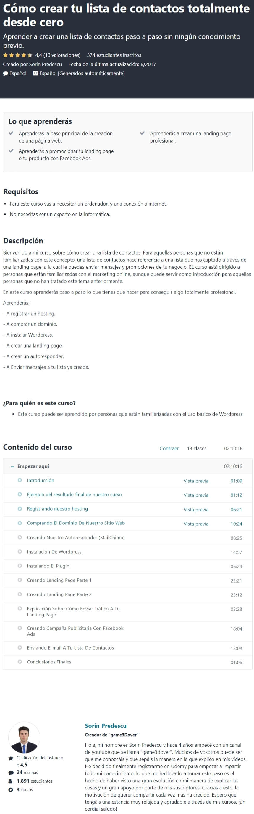 Cómo crear tu lista de contactos totalmente desde cero