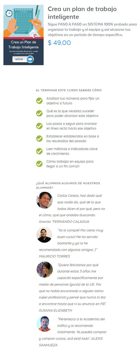 Crea un plan de trabajo inteligente