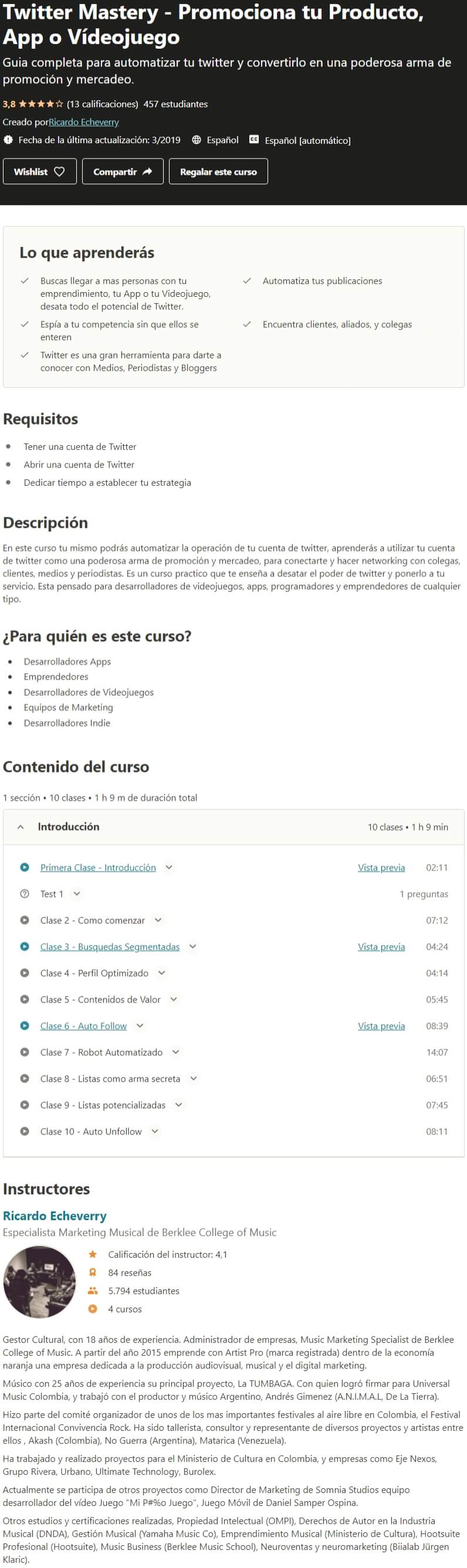 Twitter Mastery Promociona tu Producto App o Videojuego