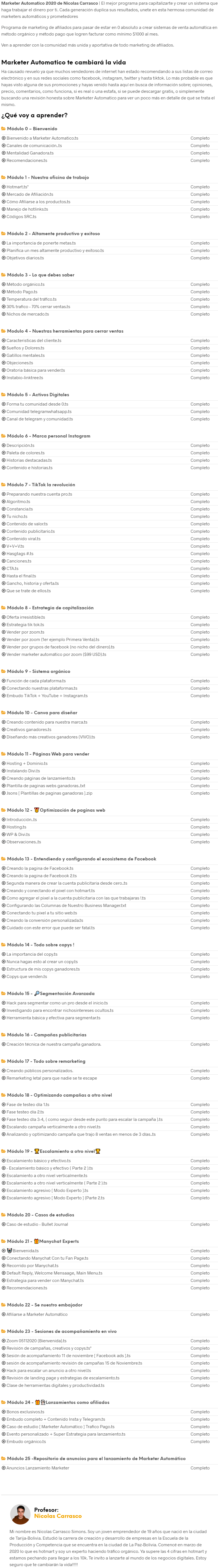 Marketer Automático 2 Marketer Automatico
