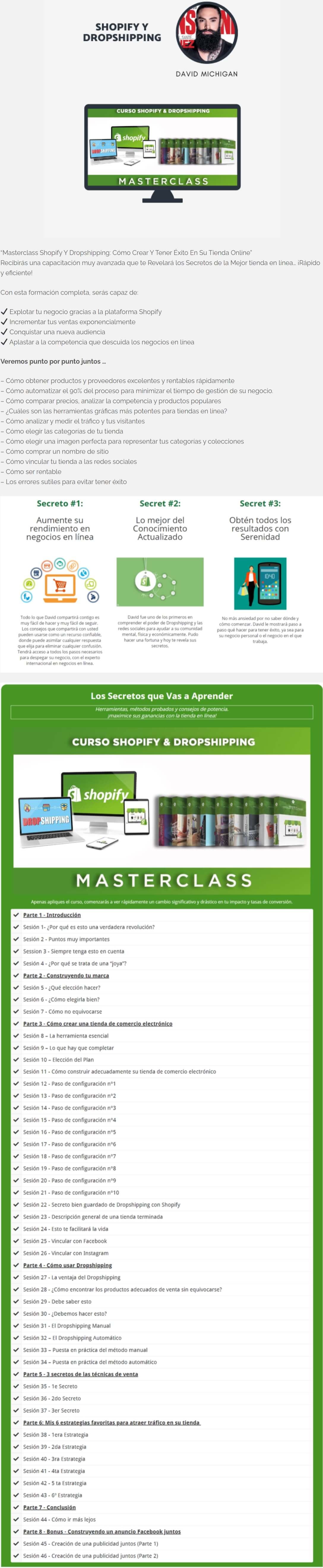Masterclass Shopify Dropshipping