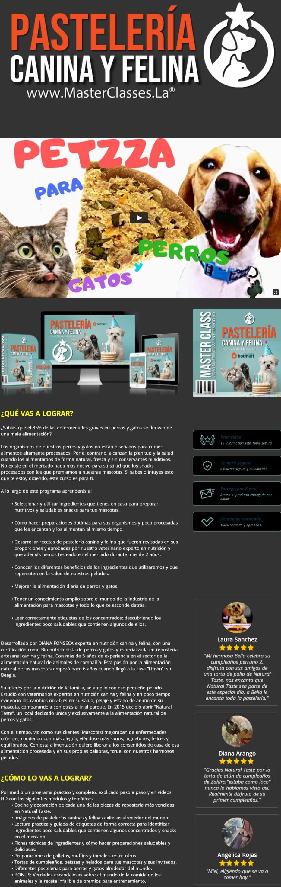 Pasteleria Canina y Felina