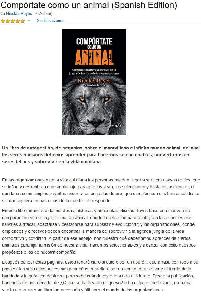 comportate como un animal