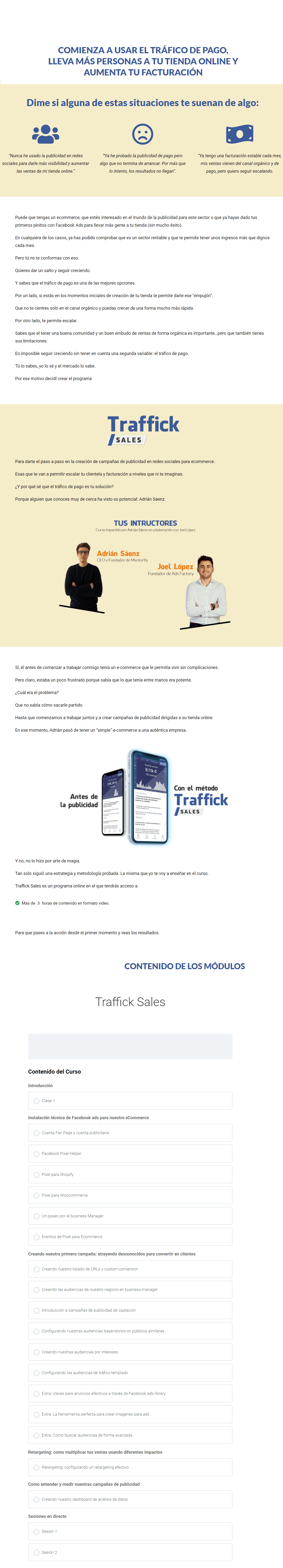 Traffick Sales