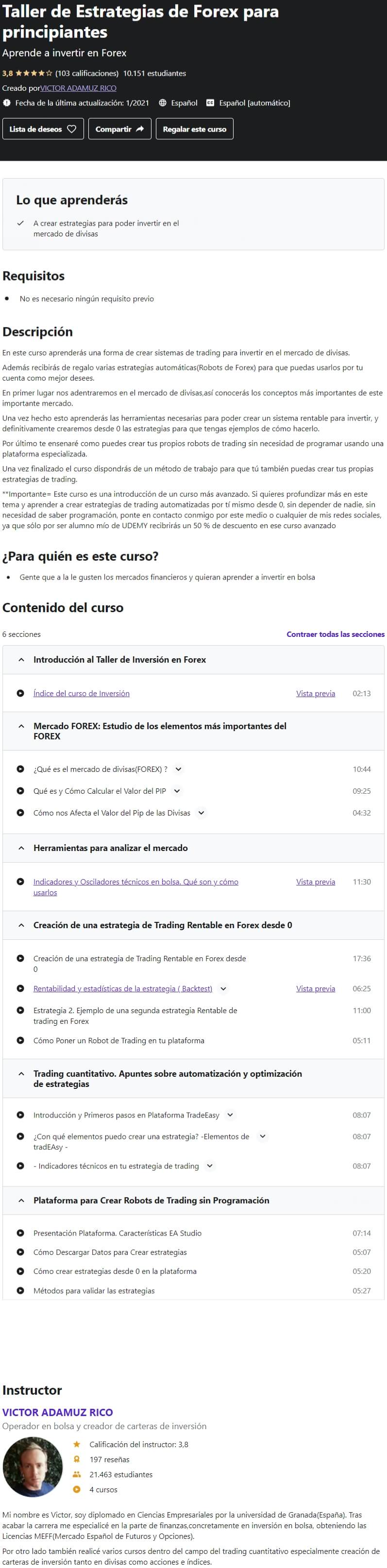 Taller de Estrategias de Forex Para Principiantes