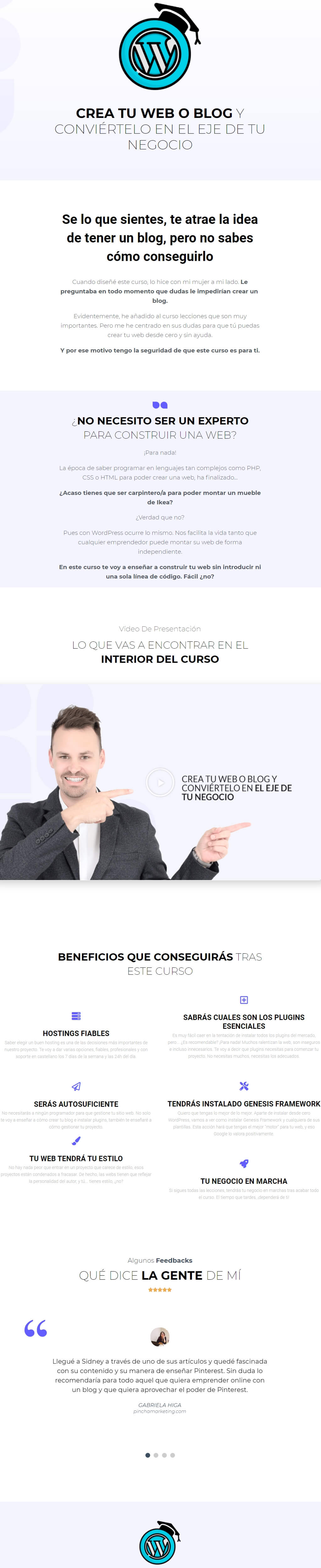 Curso de WordPress 2 Curso de WordPress