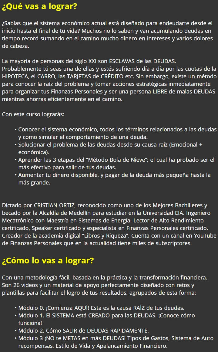 Cero Deudas 2