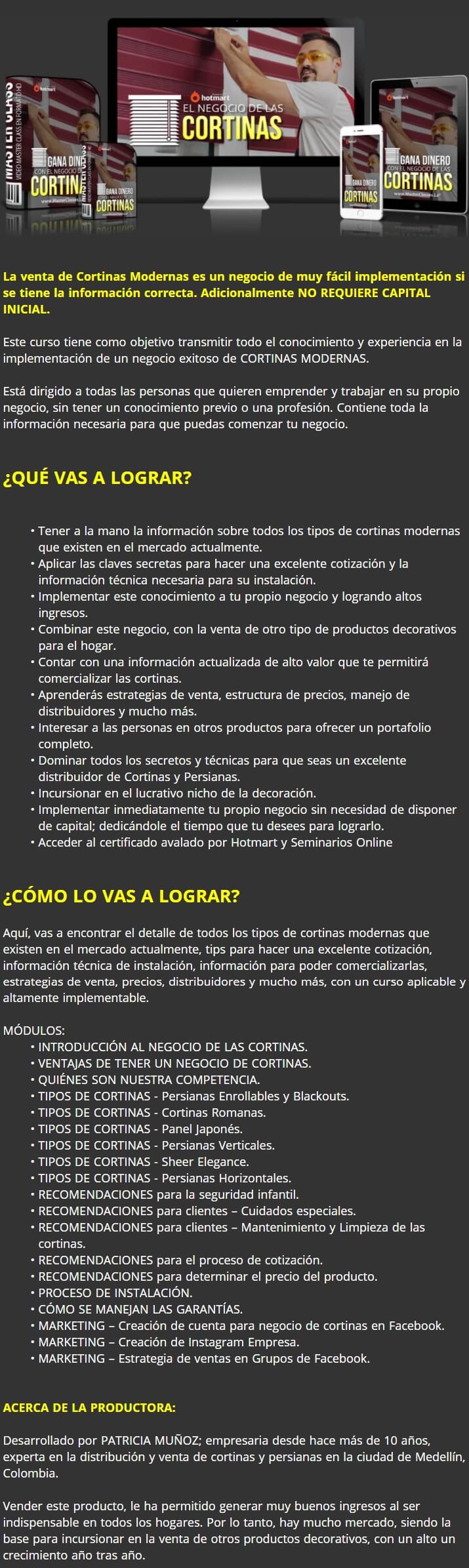 El Negocio de las Cortinas
