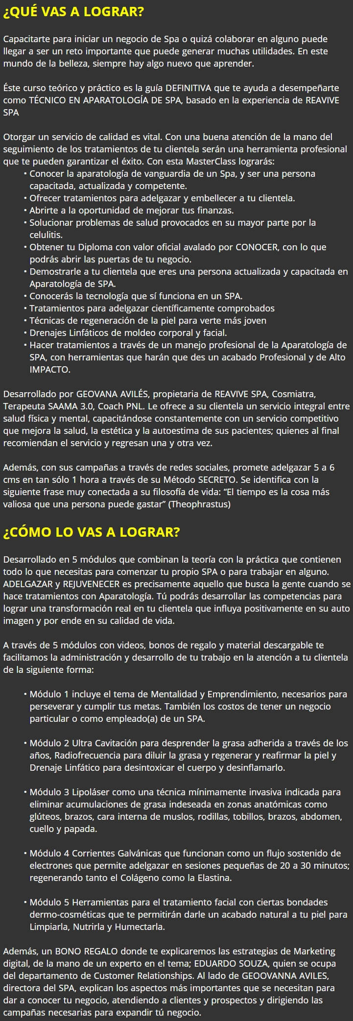El Rentable Negocio del Spa 2