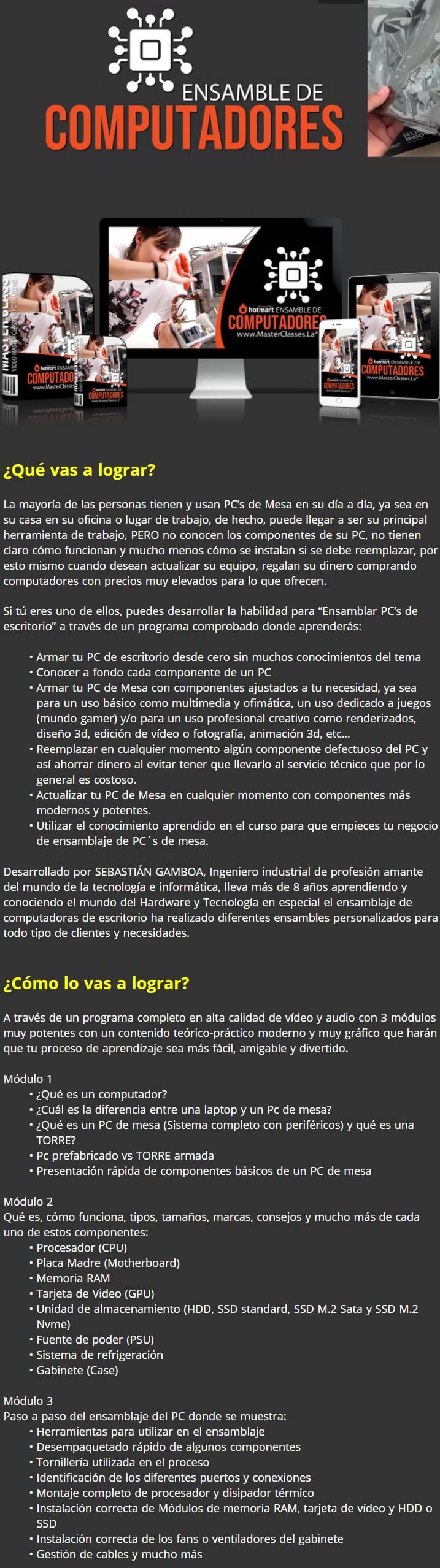Ensamble de Computadores