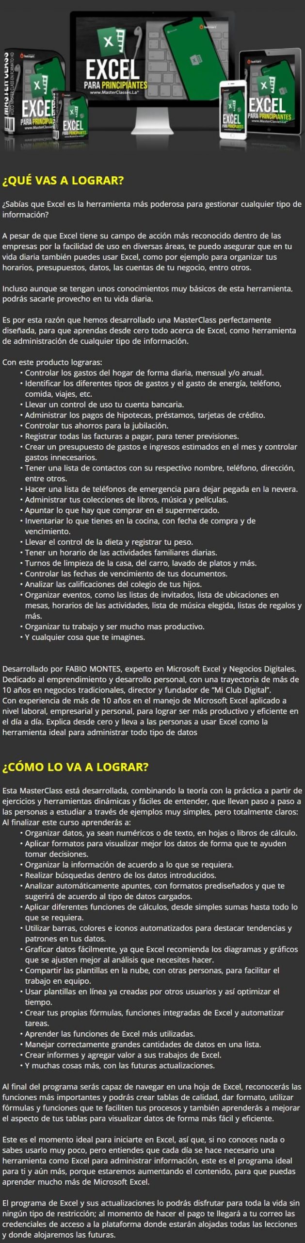 Excel para Principiantes scaled
