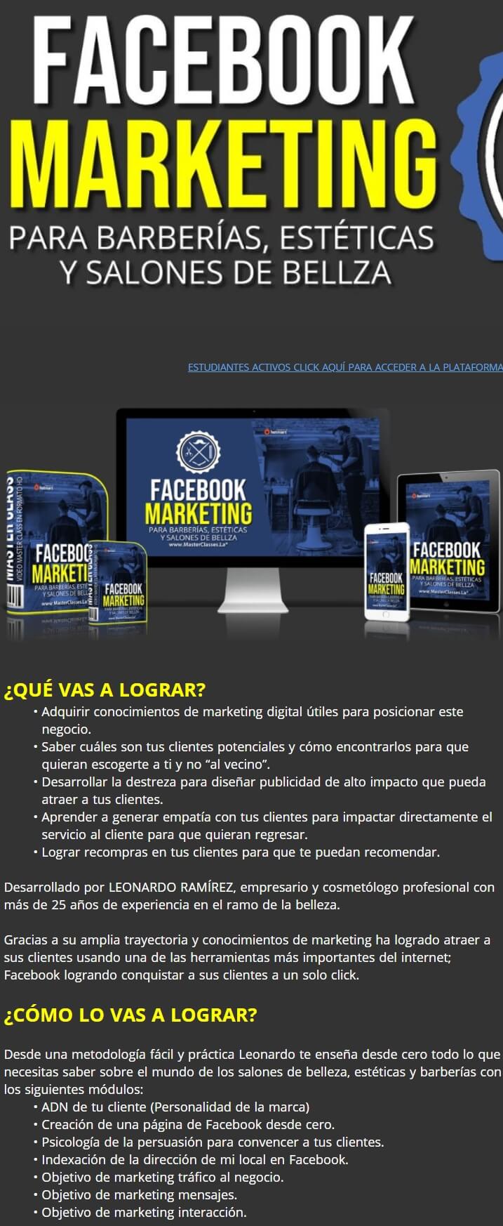 Facebook Marketing para Peluquerías y Estéticas 2 Facebook Marketing para Peluquerias y Esteticas