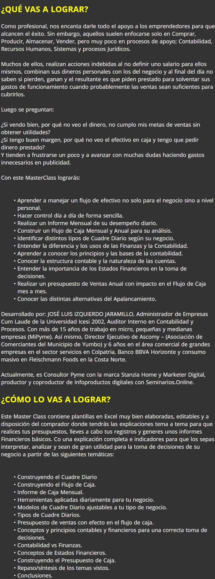 Flujo de Caja para Emprendedores 3 Flujo de Caja para Emprendedores 2