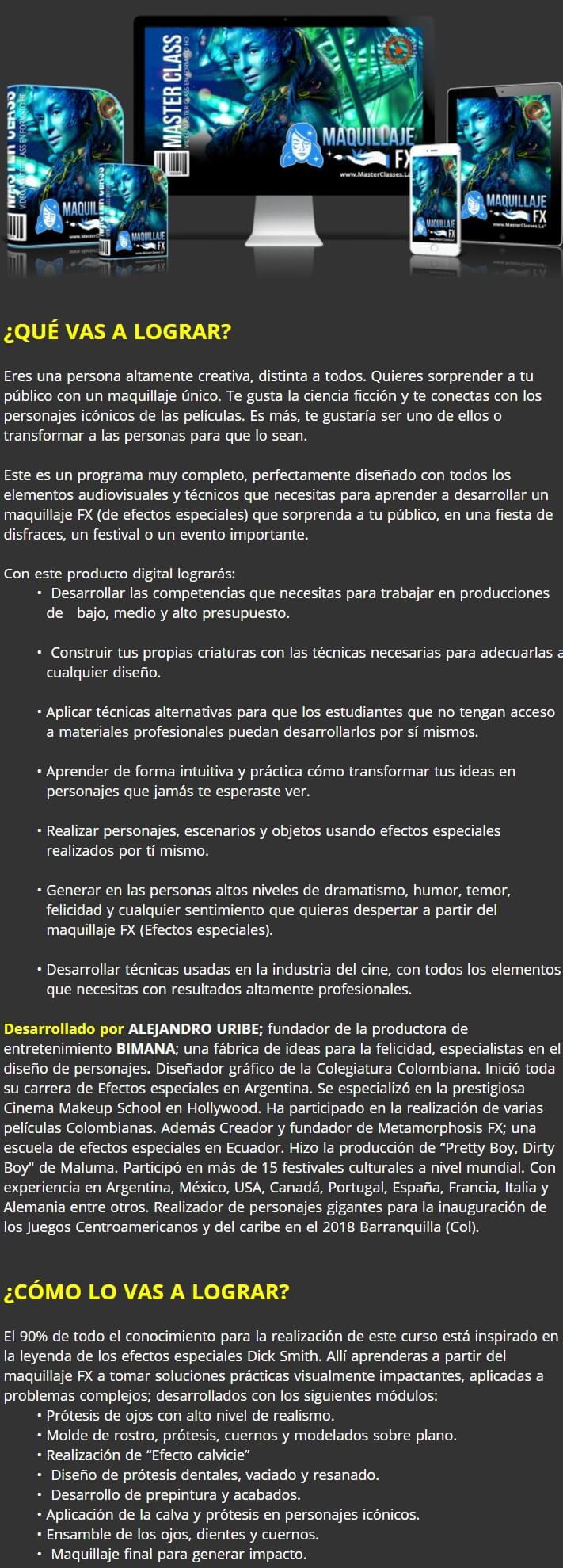 Maquillaje FX